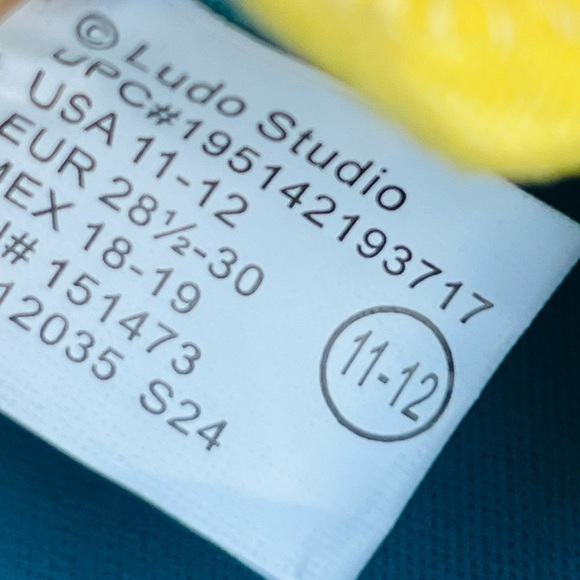 Ground Up Bluey Girl's Easy Pull On Take off Hook & Loop Water Shoe 11-12 - Picture 8 of 8